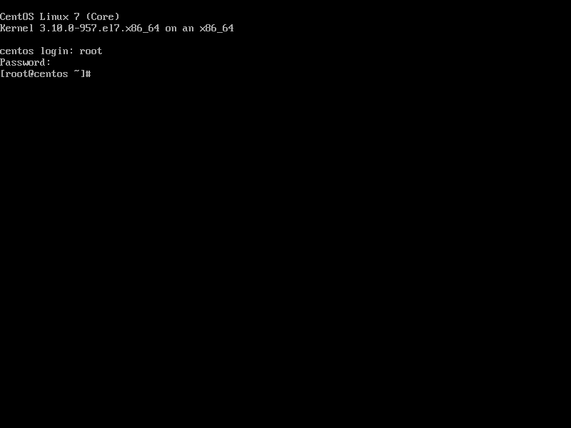 CentOS Minimal Installation 21